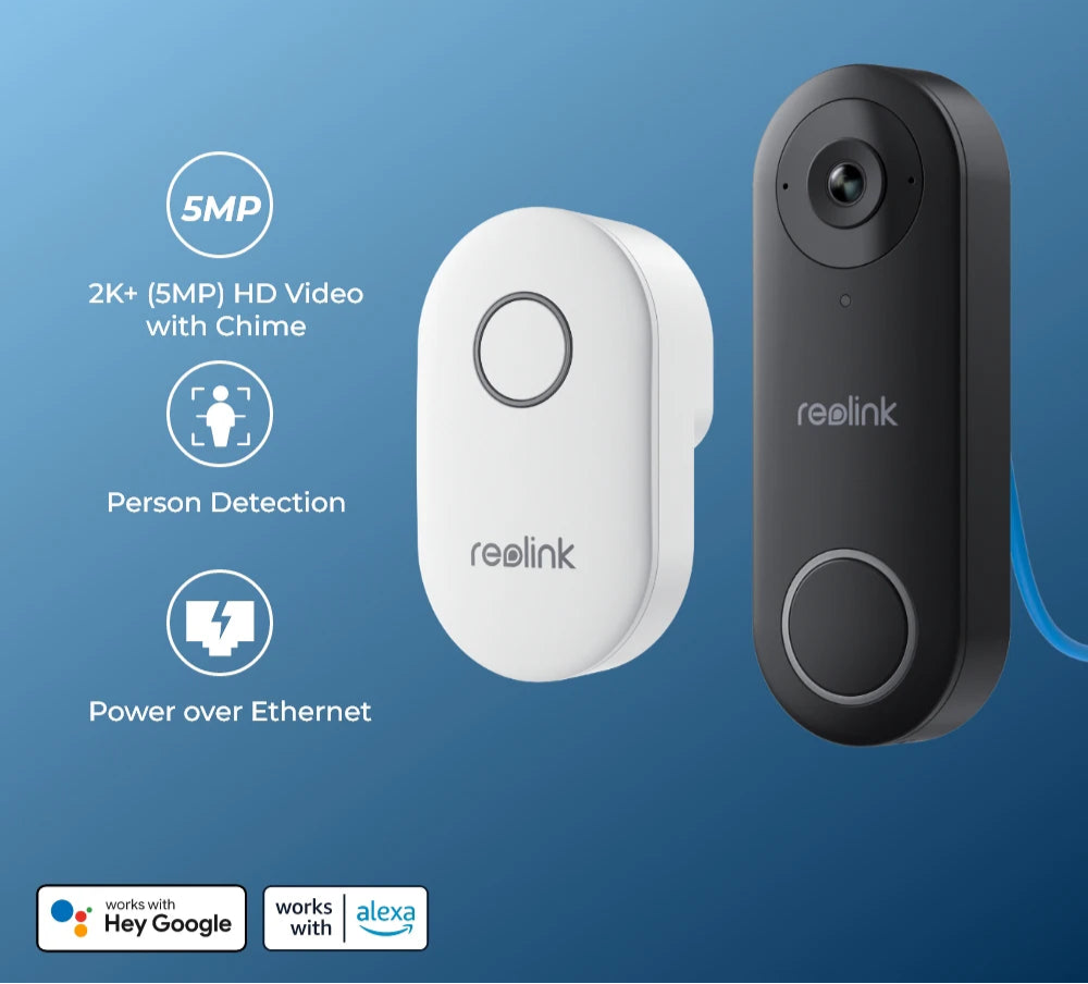 Support De Montage Pour Sonnette Vidéo Reolink - Compatible Modèles PoE Et WiFi, Neuf
