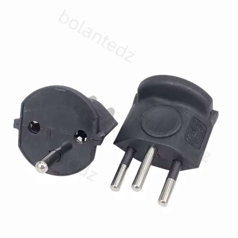 DINIC Reiseadapter Schweiz - 3-Pin Stecker Mit Sicherung Für Sichere Reisen
